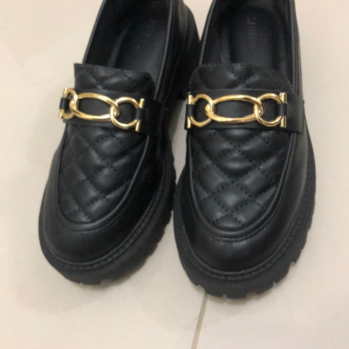 Mocassim Preto Feminino da Moda Coerente Tratorada | Sapato Feminino Mc  Sonhos Nunca Usado 91728613 | enjoei