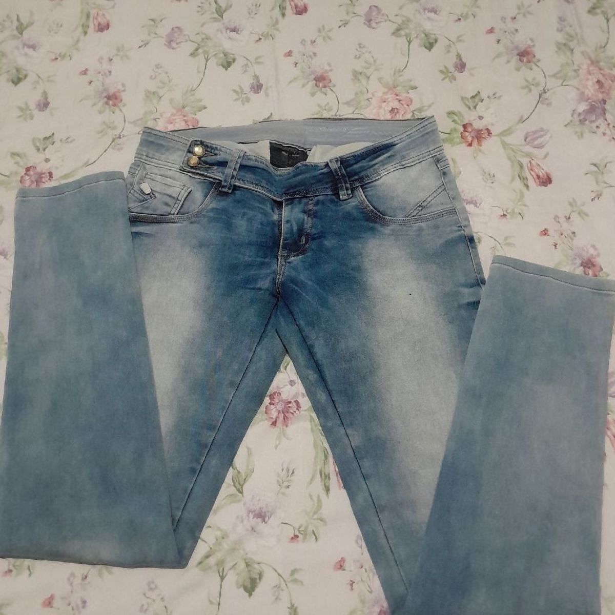 Calça jeans feminina hot sale sawary com enchimento