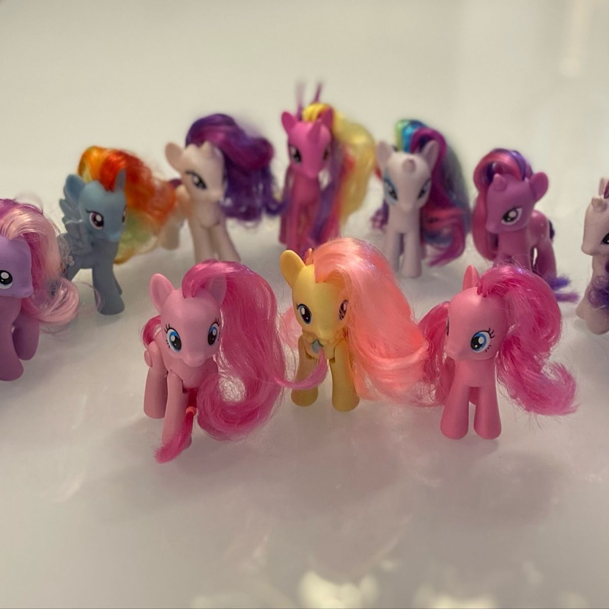 Kit C/12 Personagens My Little Pony Miniaturas Colecionáveis.