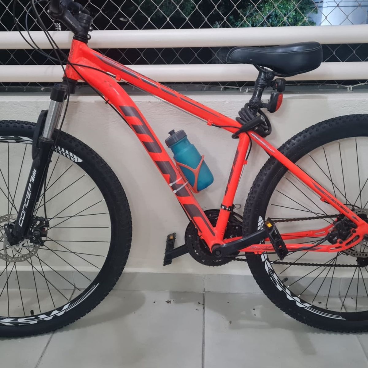 Bicicleta Mtb Mnc Swift Quadro Alum nio Aro 29 Cor Laranja 21