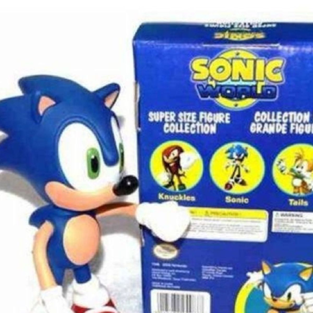 Boneco Sonic Grande Super Size Original Nintendo - 23cm