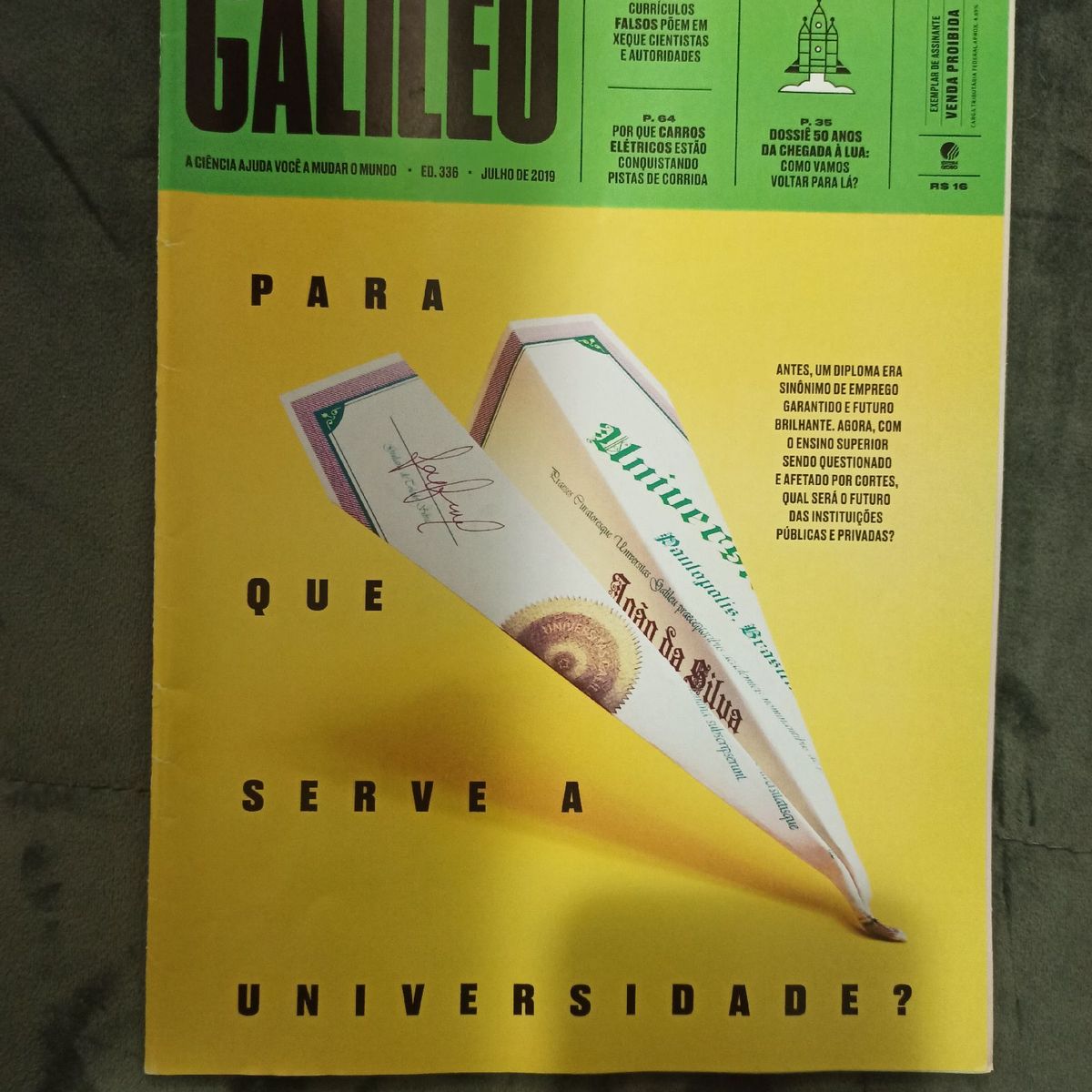 Revista Galileu Ed. 336 Julho de 2019