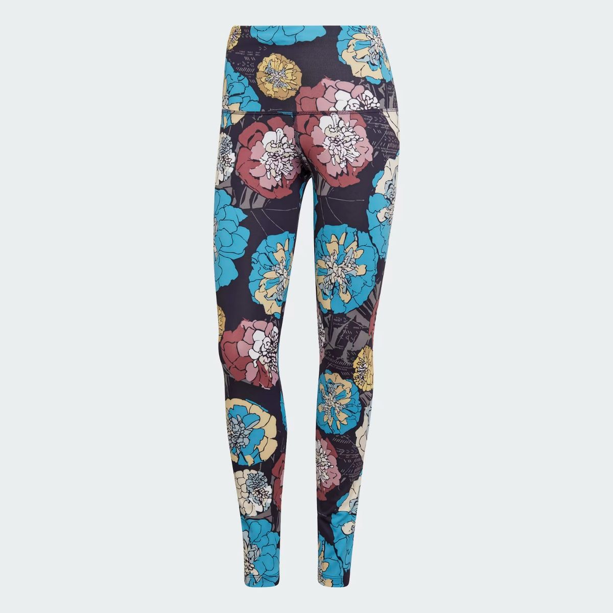 Legging Adidas Corrida Floral  Calça Feminina Nunca Usado