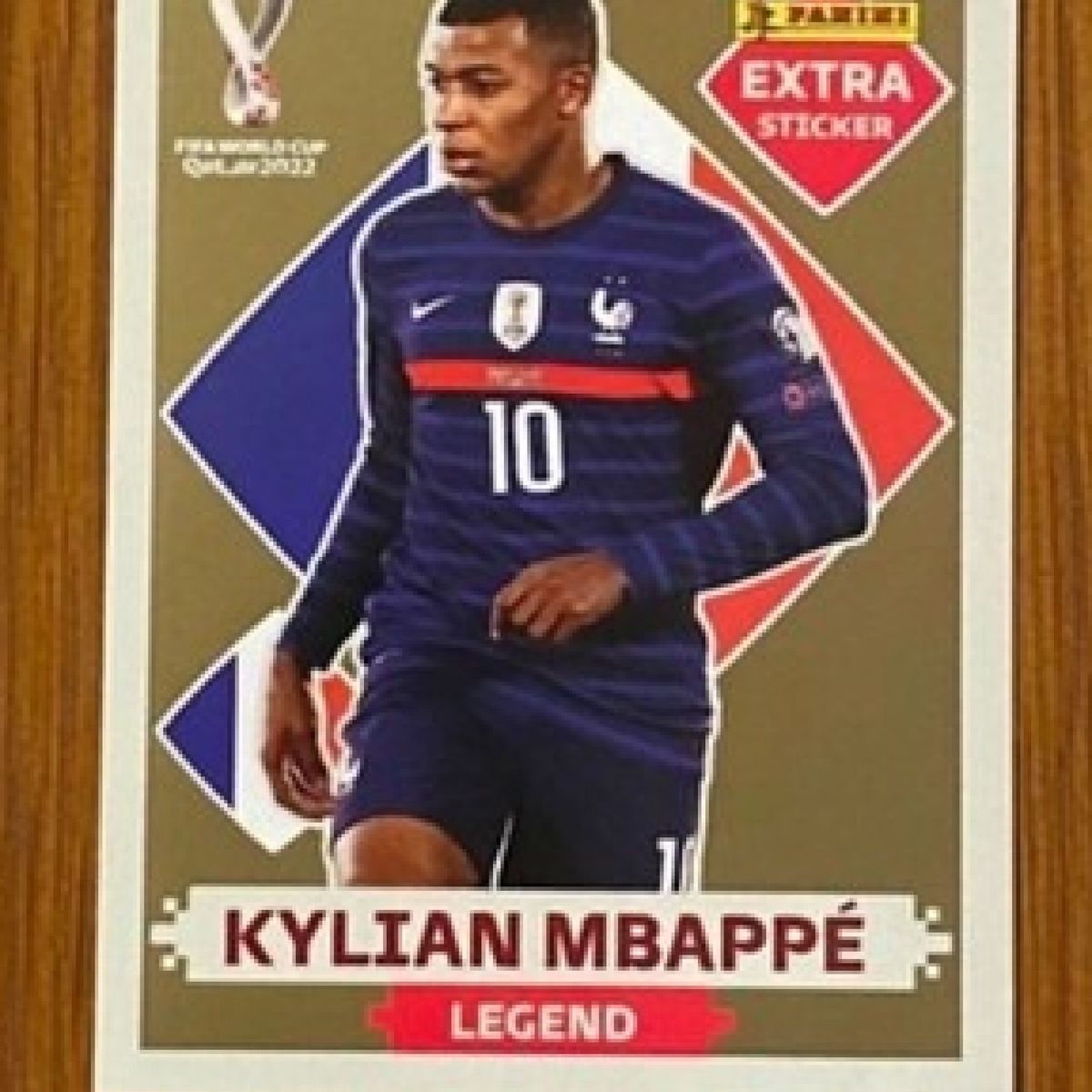 Figurinha Extra Mbappé Ouro  Livro Panini Nunca Usado 76209256