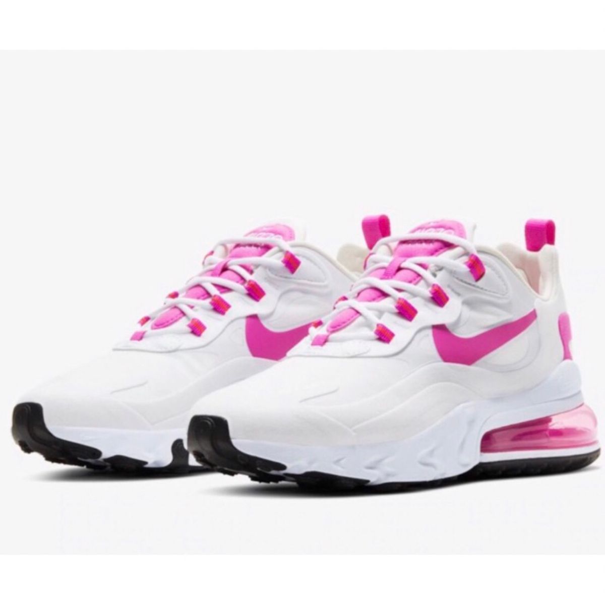 Nike react element 270 cheap flyknit rosa