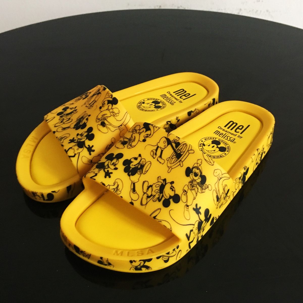 chinelo melissa amarelo