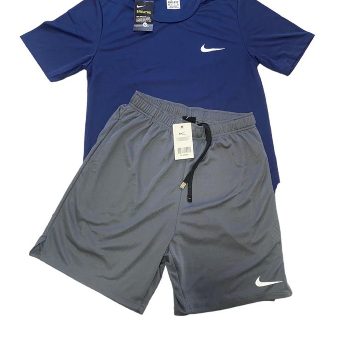 Kit Camiseta + Bermuda Masculina Academia Treino Esporte Tactel com Logo  Refletivo Short Masculino, Camiseta Masculina Nunca Usado 87294183