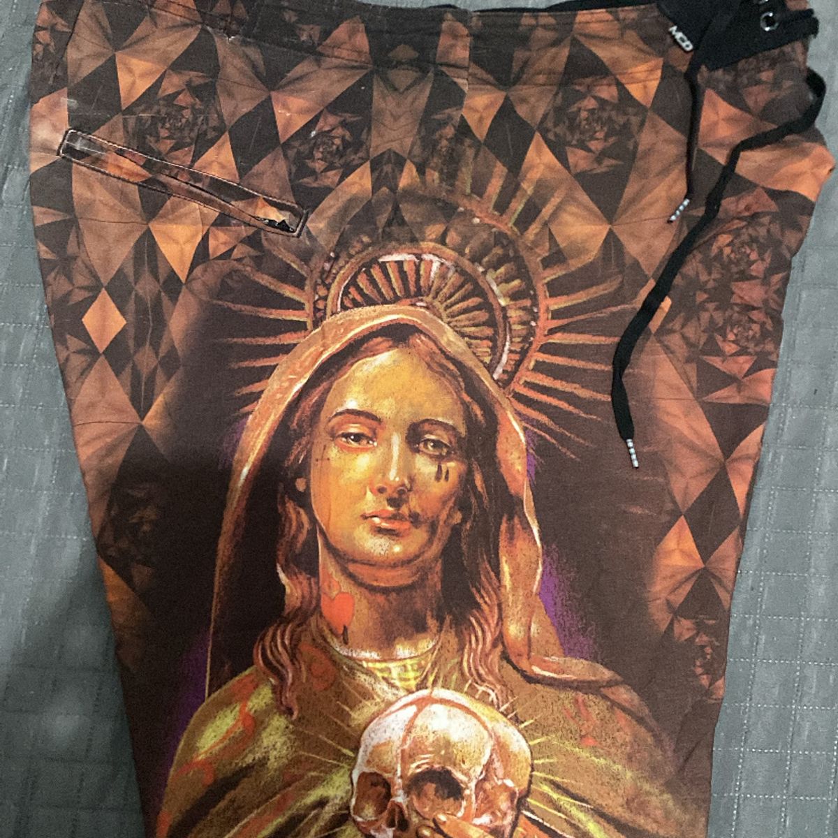 Bermuda Mcd Santa Morte Mcd Usado 104003094 enjoei