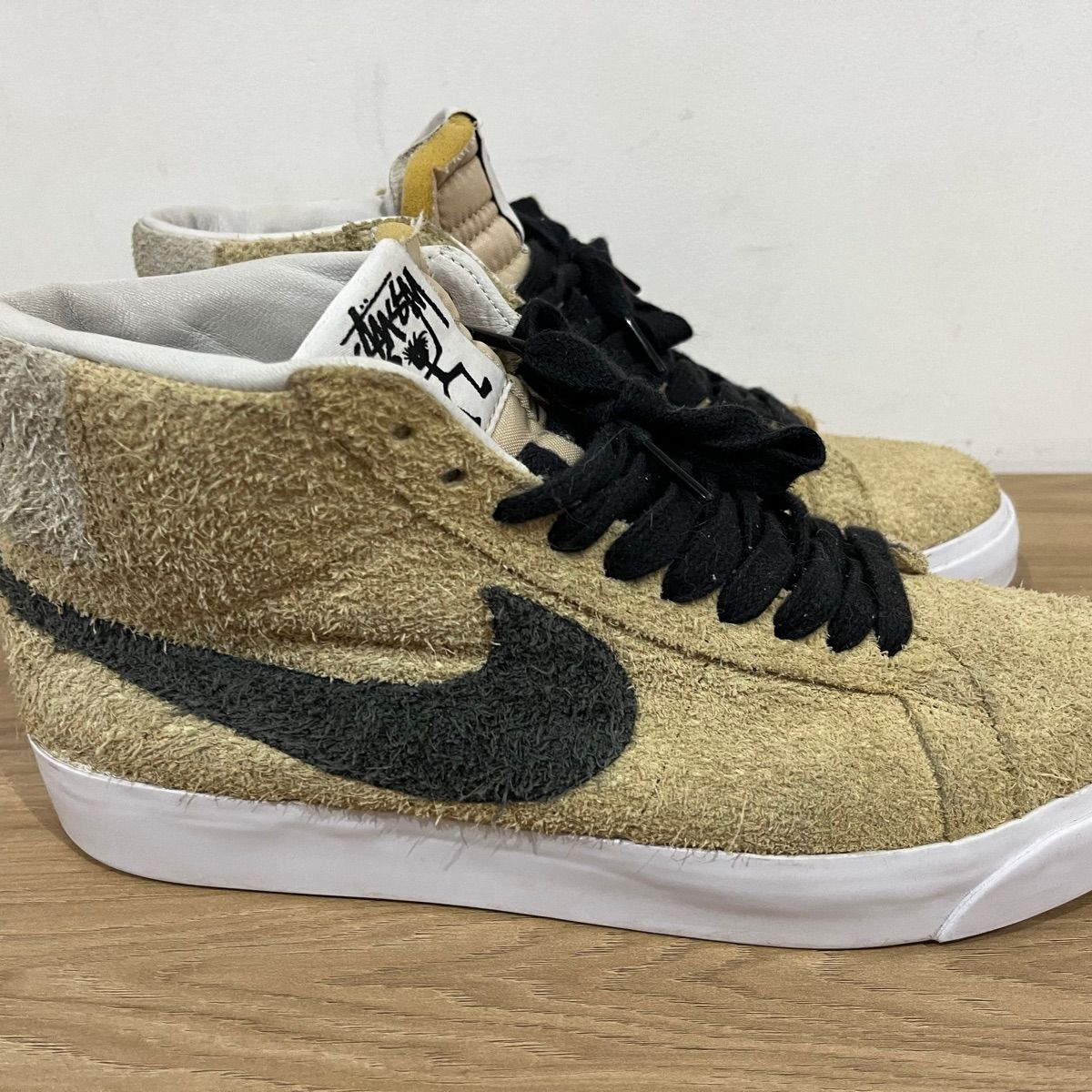 STUSSY NIKE BLAZER MID (2002年製) 2002 Vintage Nike Blazer Mid X Stussy Navy pink SB Co.Jp