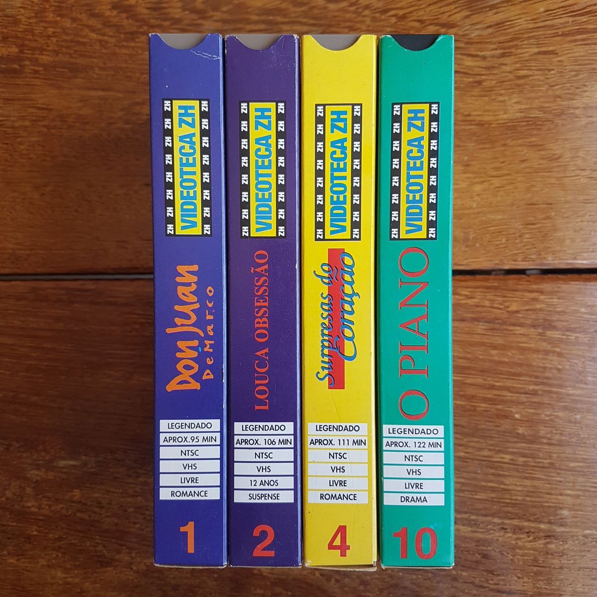 Kit] 4 Vhs Sortidos Videoteca Zh (Legendados) | Videolar