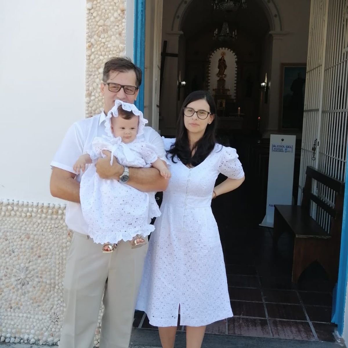 Roupa sales batizado mãe