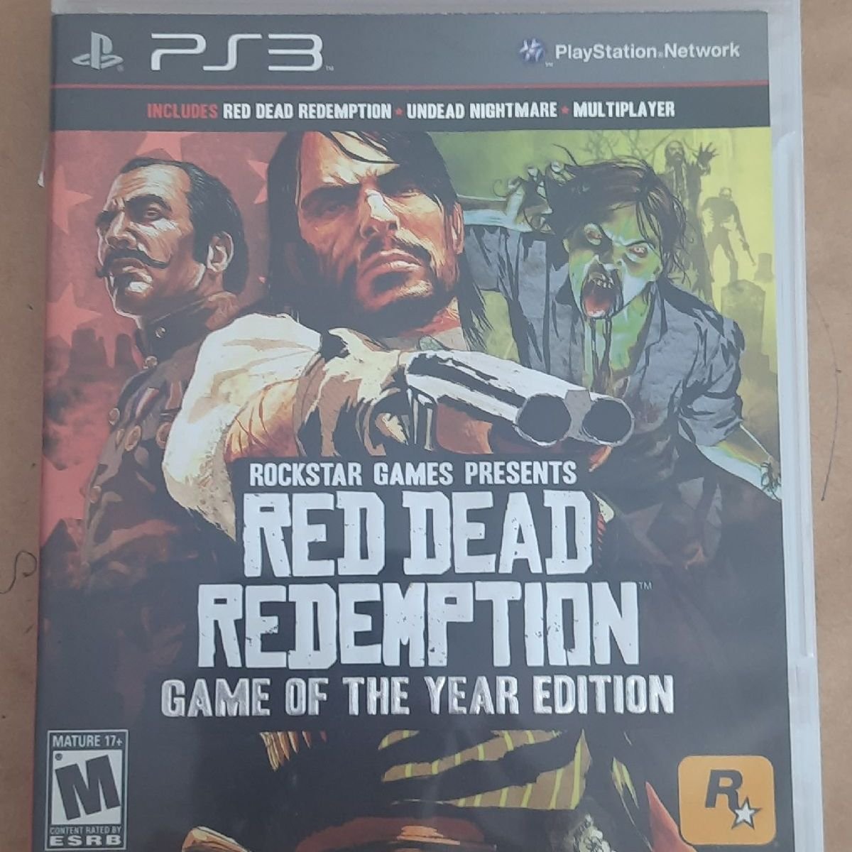 Red Dead Redemption Poster and map PS3 PlayStation 3 SONY XBOX [NO GAME]