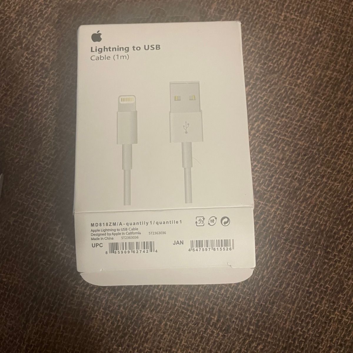 Cabo de Lightning para USB (1m) - Apple (BR)