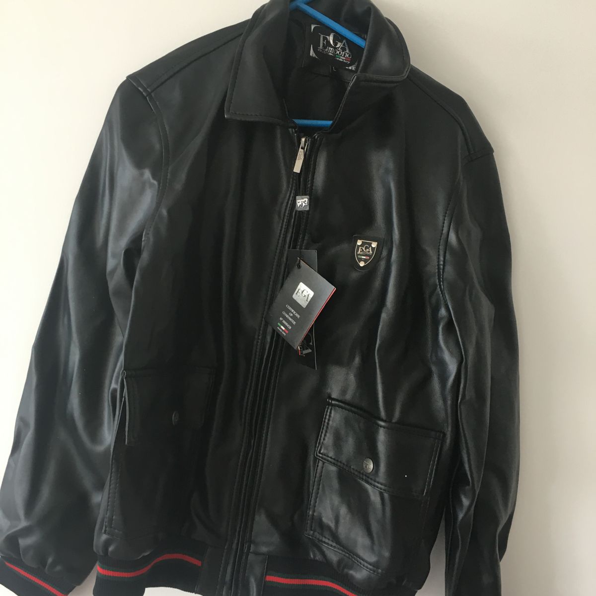 Ega emporio leather on sale jacket