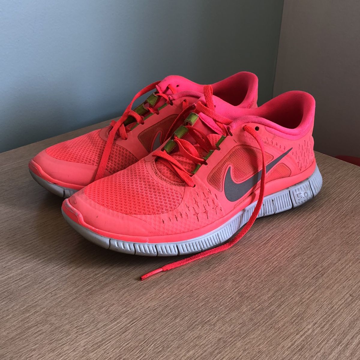 T nis Nike Free Run 3 Neon Rosa T nis Feminino Nike Usado