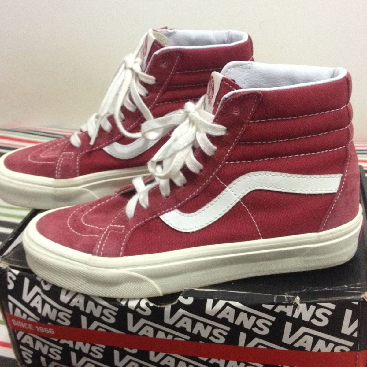 sk8 hi vermelho