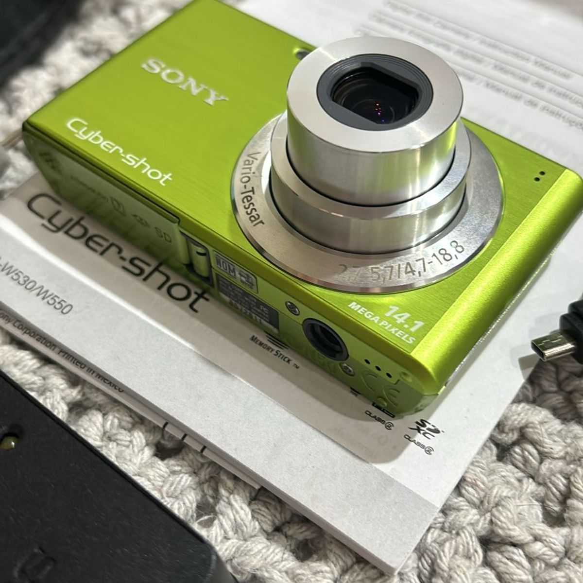 グリーン SONY Cyber-shot DSC-W530