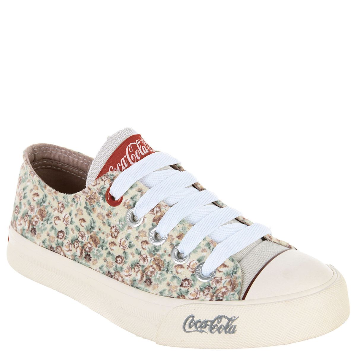 tenis coca cola feminino florido