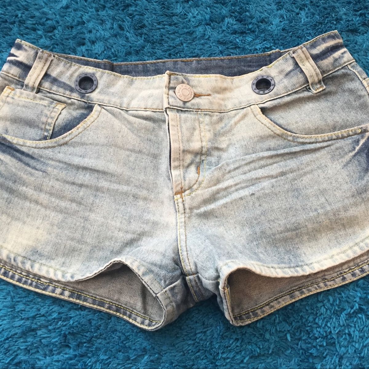 Short best sale jeans desbotado