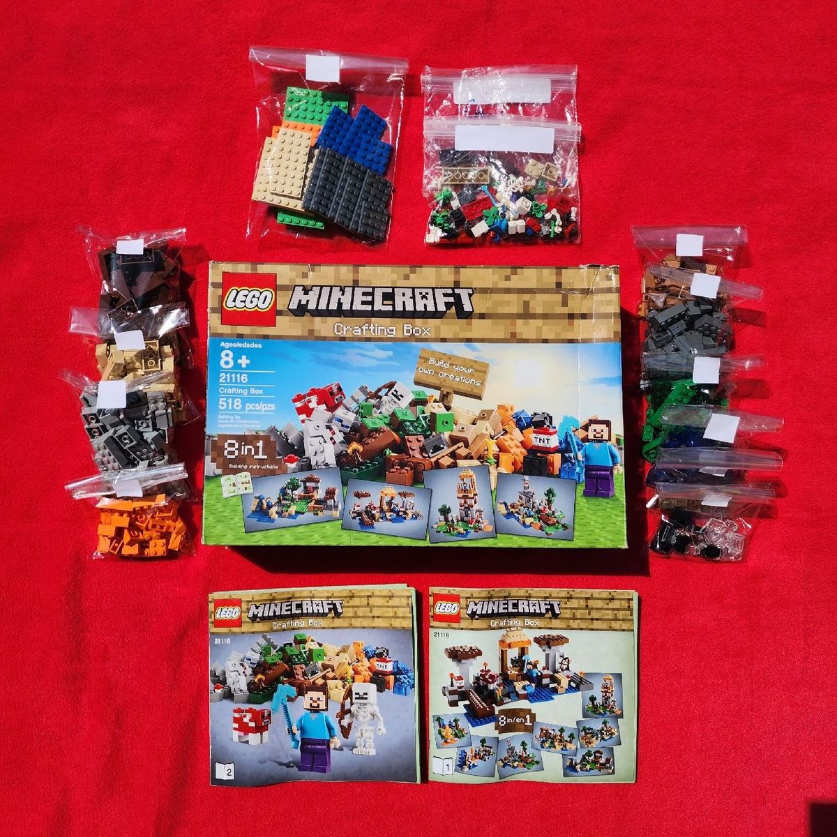 Lego Minecraft store Crafting Box 21116 518 pcs