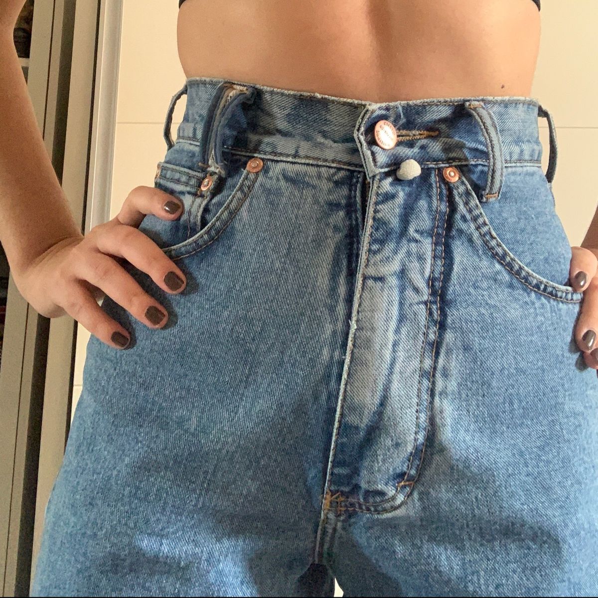 Calça jeans hot sale vintage feminina