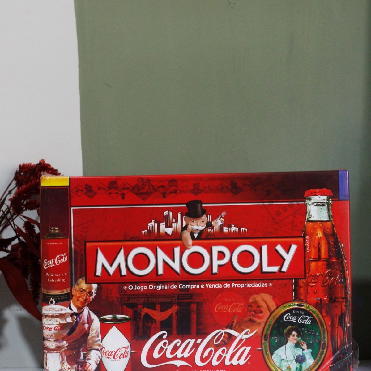 Jogo Monopoly Edição Coca-Cola Caixa Lacrada | Hasbro Nunca Usado