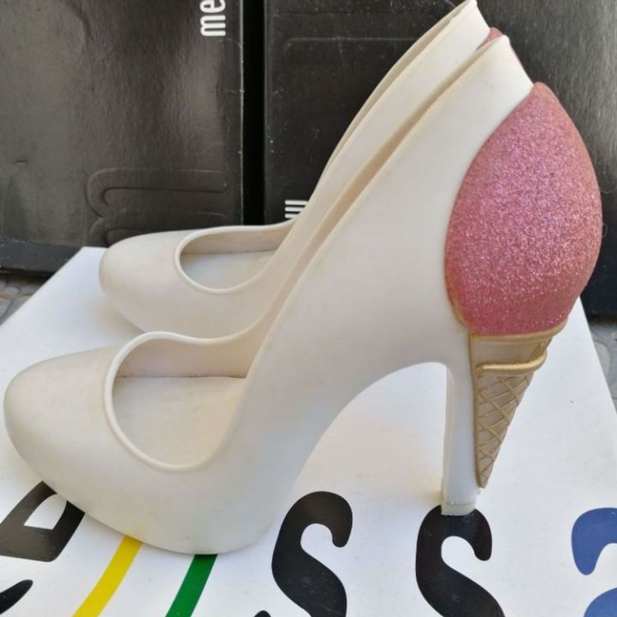 Salto Melissa Incense Karl Lagerfeld Sorvete Sapato Feminino