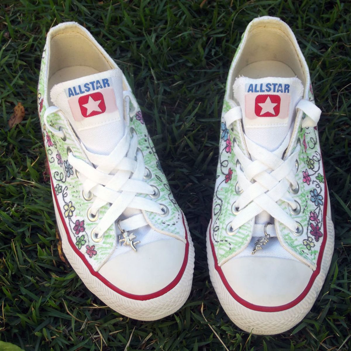 tenis all star feminino decorado