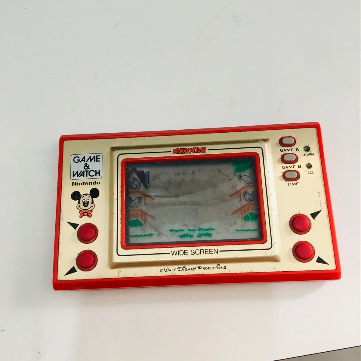 Antigo Mini Game & Watch Nintendo do Mickey & Donald de