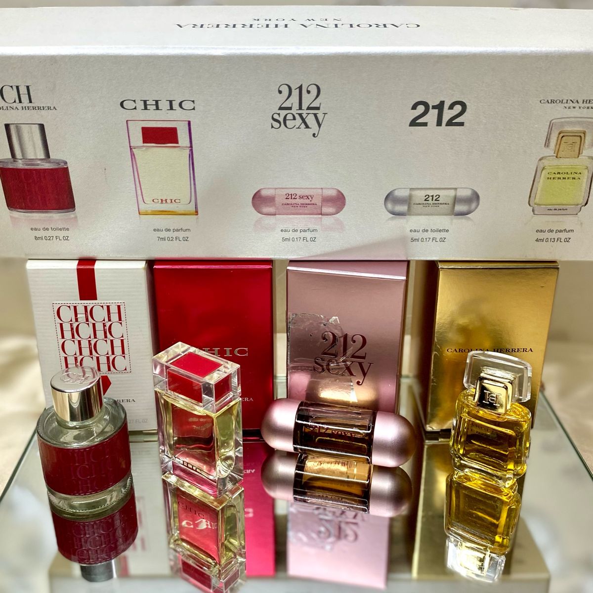 Kit Miniatura Carolina Herrera (novos) Perfume Feminino Carolina  Herrera Nunca Usado 104966446 enjoei