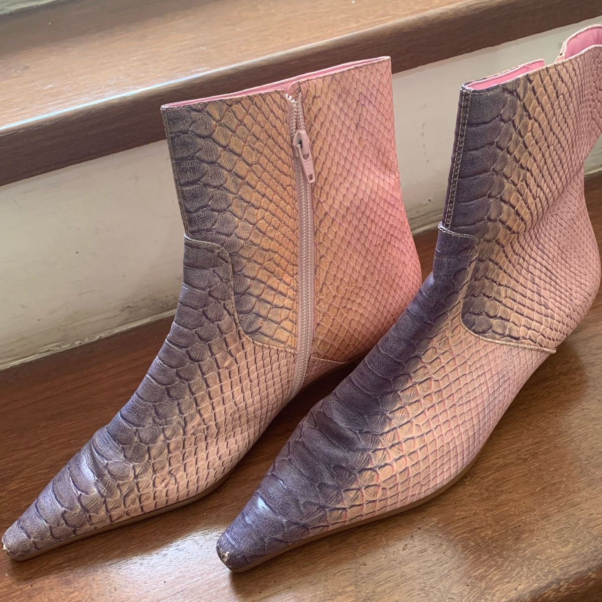 bota croco arezzo