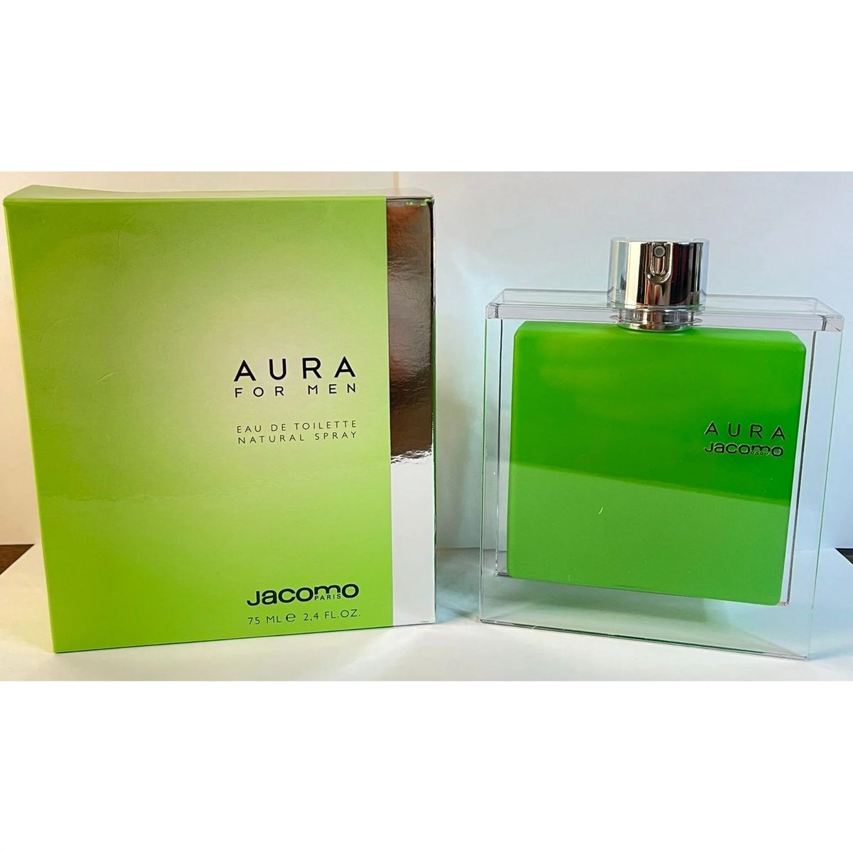 Perfume Masculino Francês Aura For Men By Jacomo 75ml Eau de Toilette Spray  Made In France Lacrado Perfume Masculino Jacomo Nunca Usado 97496890