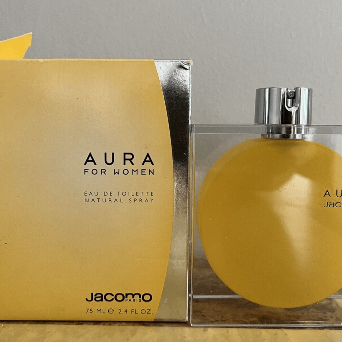 Perfume Feminino Francês Aura By Jacomo 75ml Eau de Toilette Spray Lacrado  Perfume Feminino Jacomo Nunca Usado 98059144 enjoei