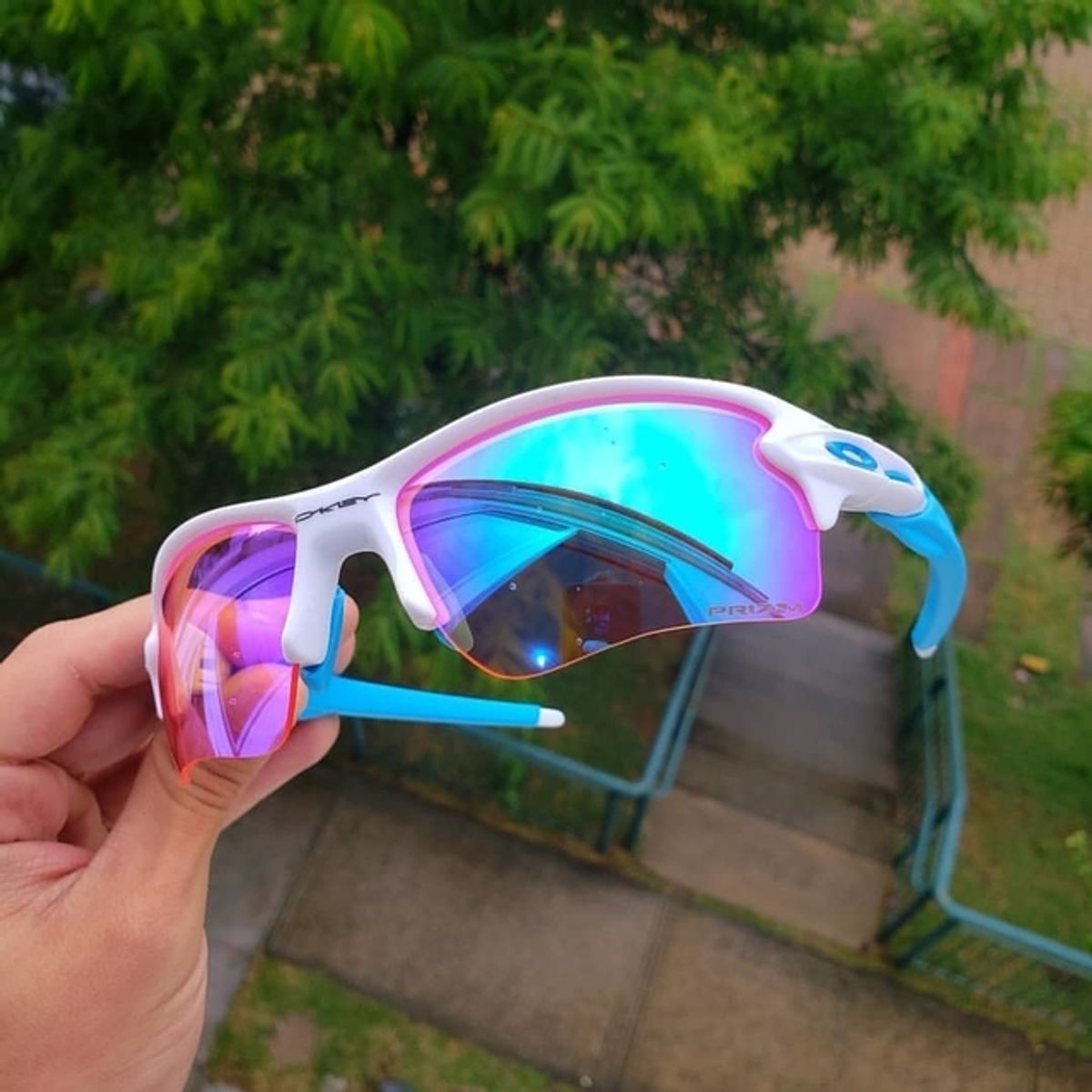 Óculos De Sol Flak Jacket 2.0 Mandrake Oakley Rosa Feminino