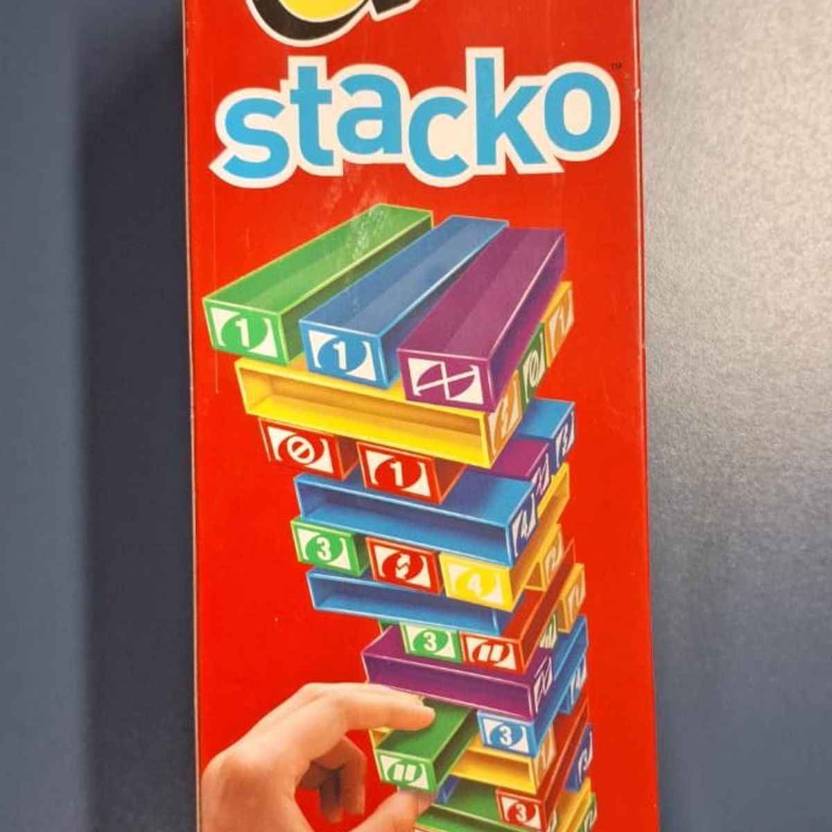 Jogo Uno Stacko Mattel Colorido  Brinquedo Mattel Usado 91405400