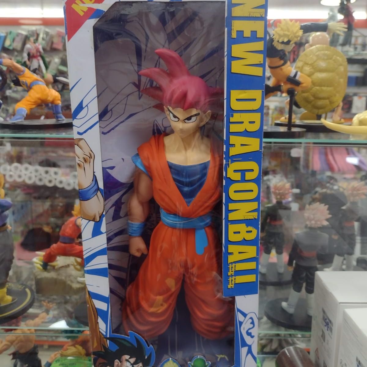Boneco Dragon Ball Z Goku Super Saiyajin Deus Action Figure