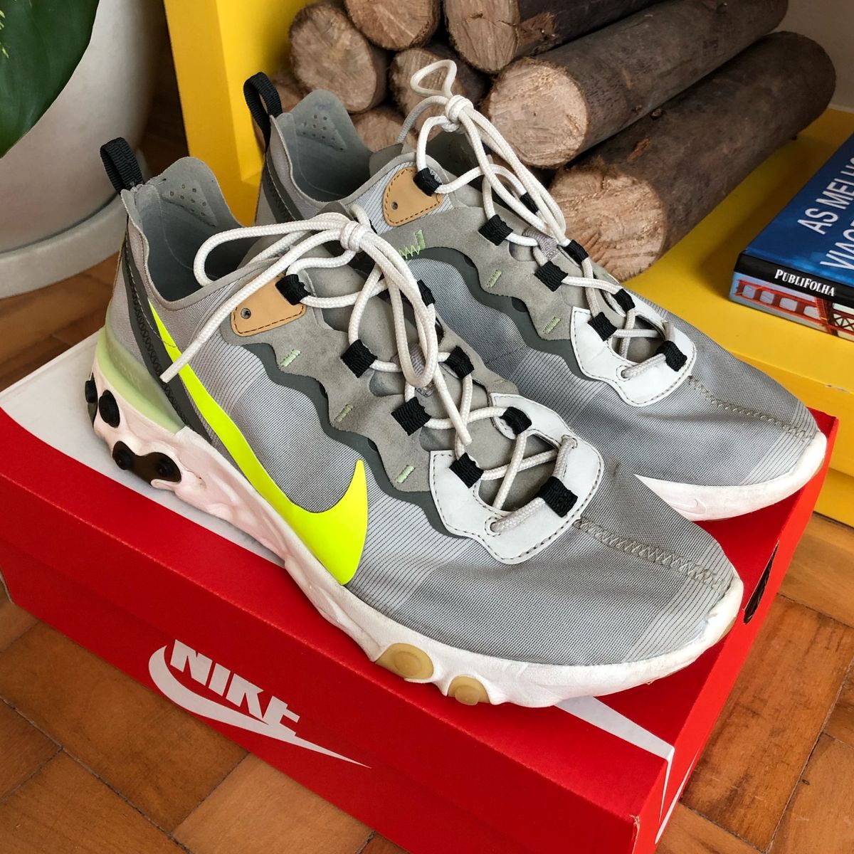 tênis nike react element 55 premium masculino