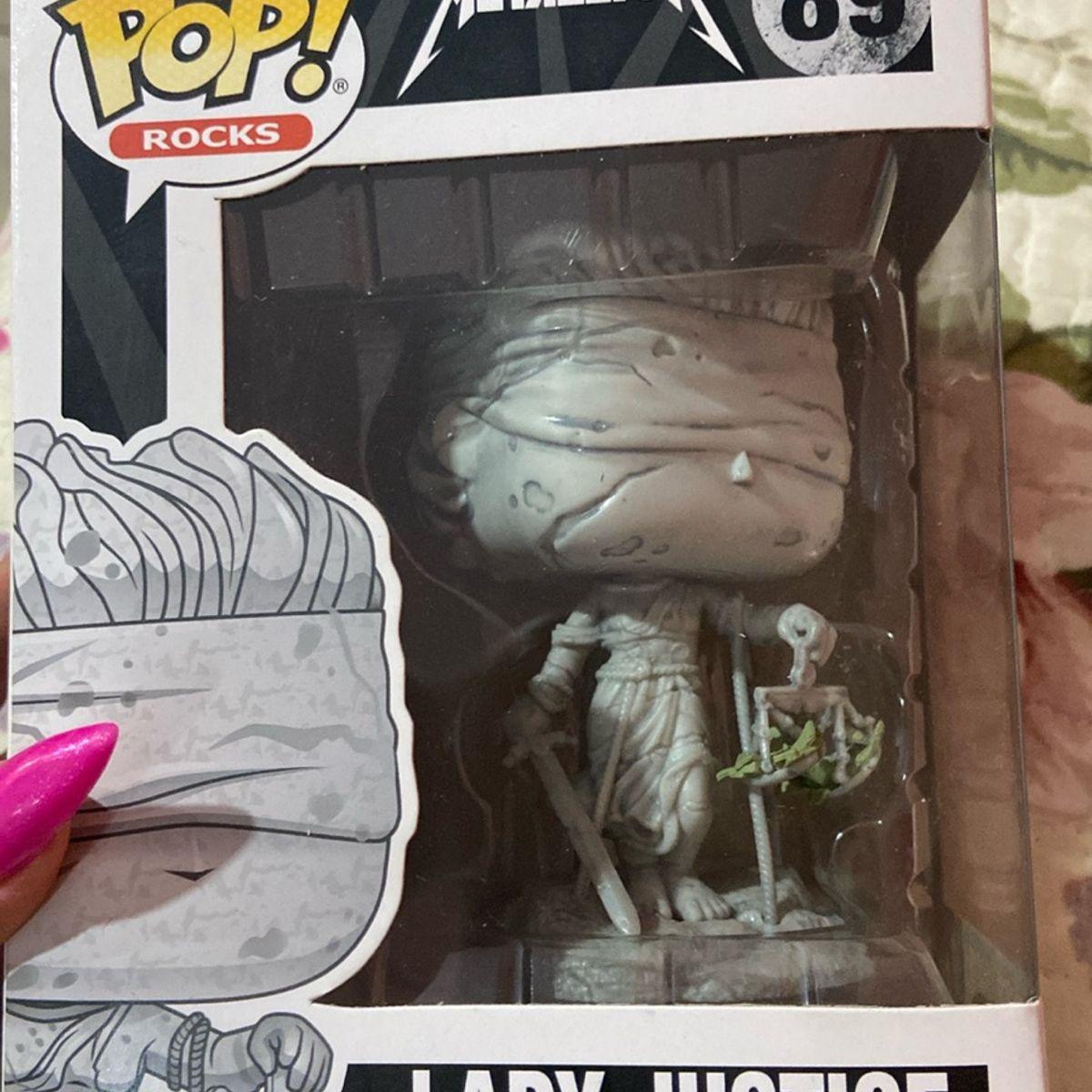 Funko Pop Boneco Metallica Lady Justice | Item de Música Funko Pop