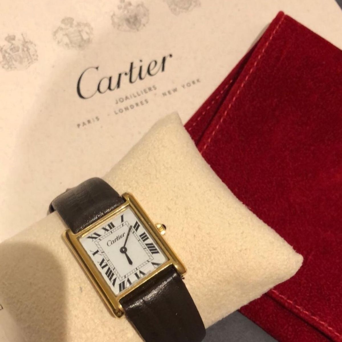 Relogio Cartier Tank Rel gio Masculino Cartier Usado 54759687 enjoei