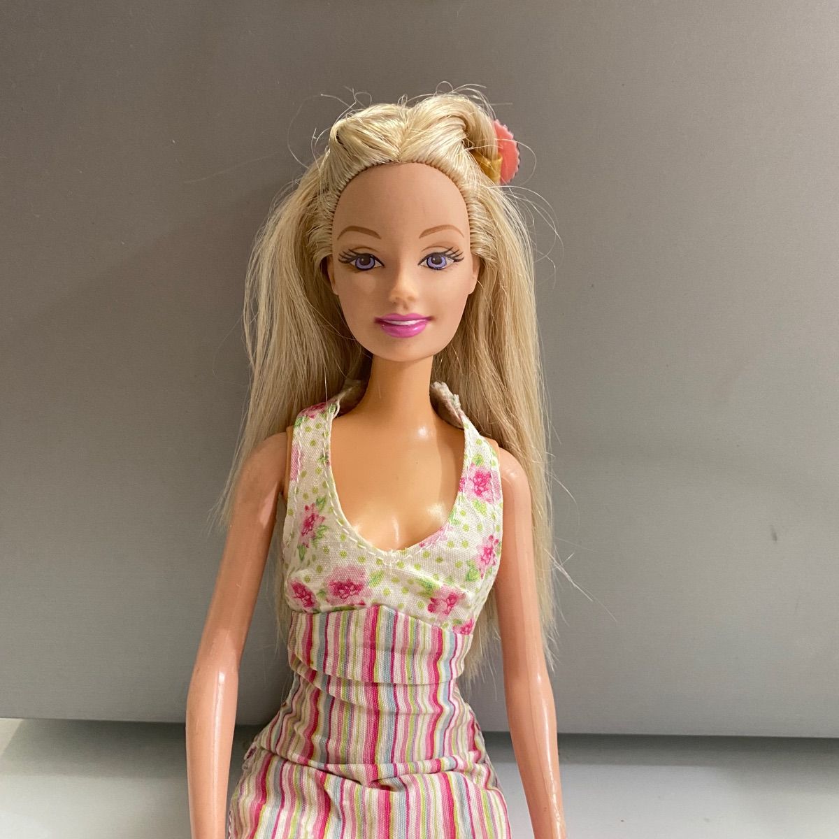 Barbie Roupas E Acessórios Conjunto Floral Com Calça - Mattel