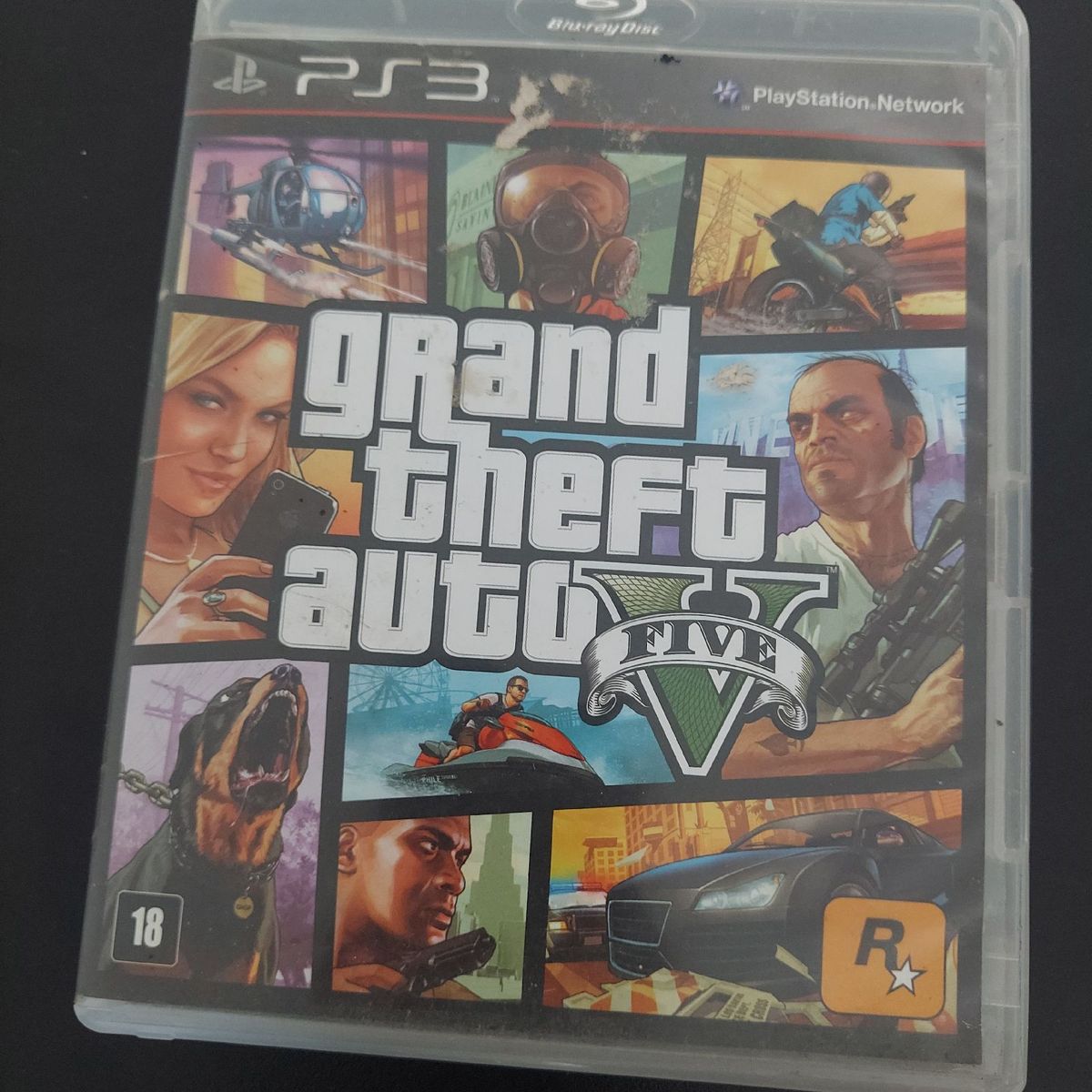 PS3 - Jogo GTA V - Grand theft Auto do Vídeo Game Playstation 3 - PS3