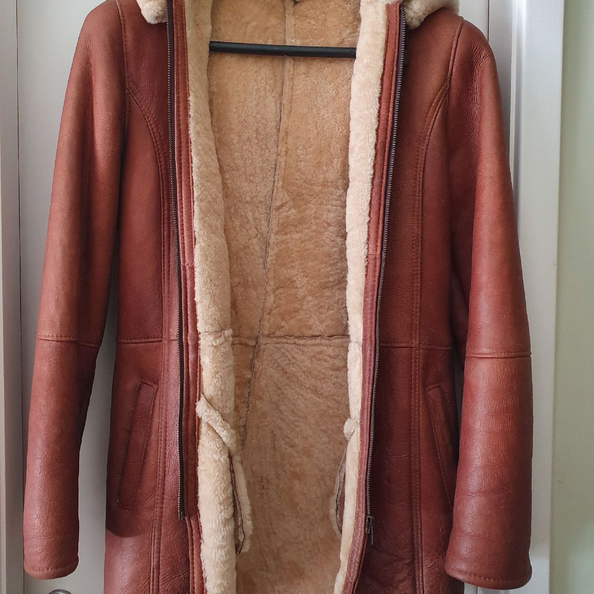 jaqueta pele de carneiro feminina