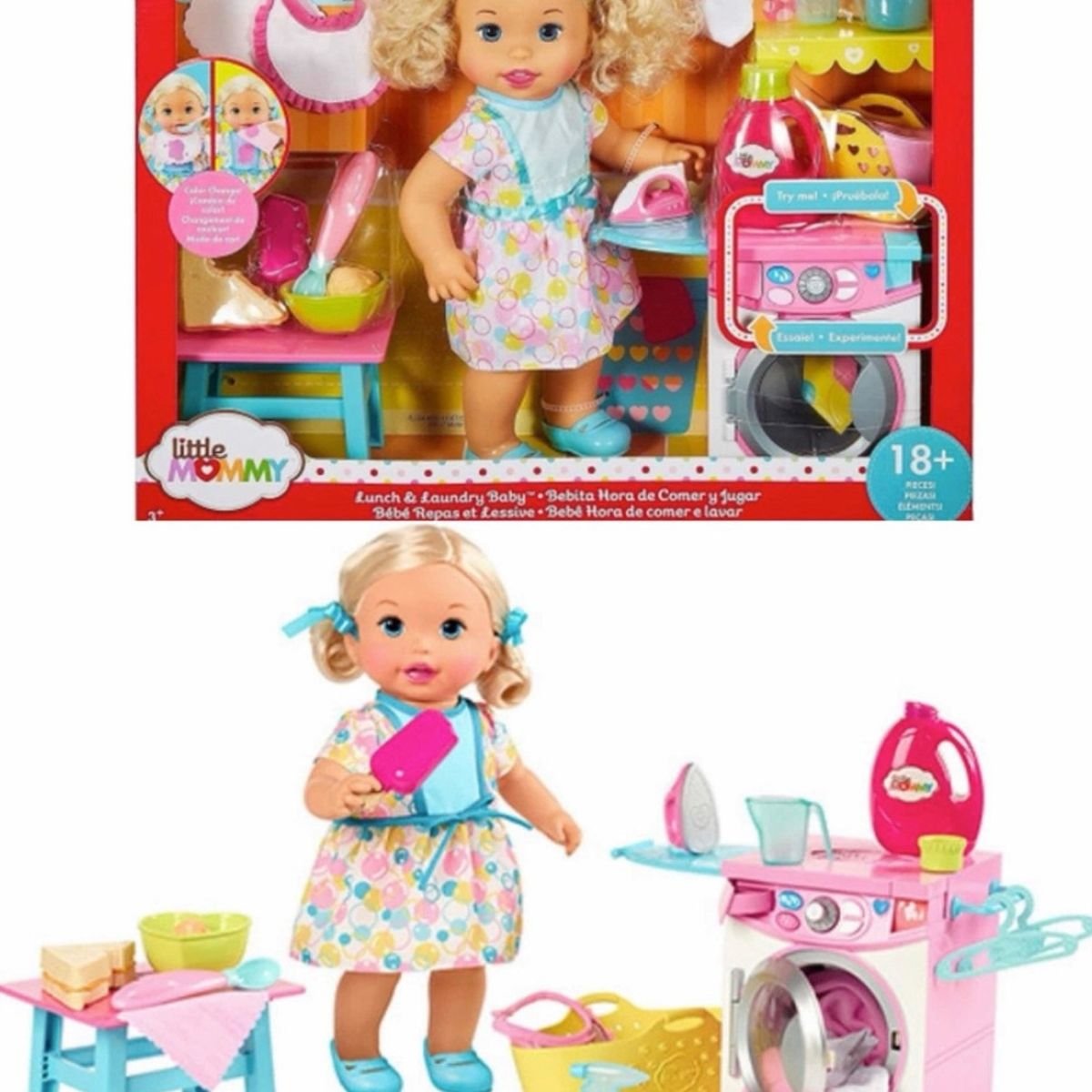 Boneca Little Mommy Original Diversos Acessórios Máquina C