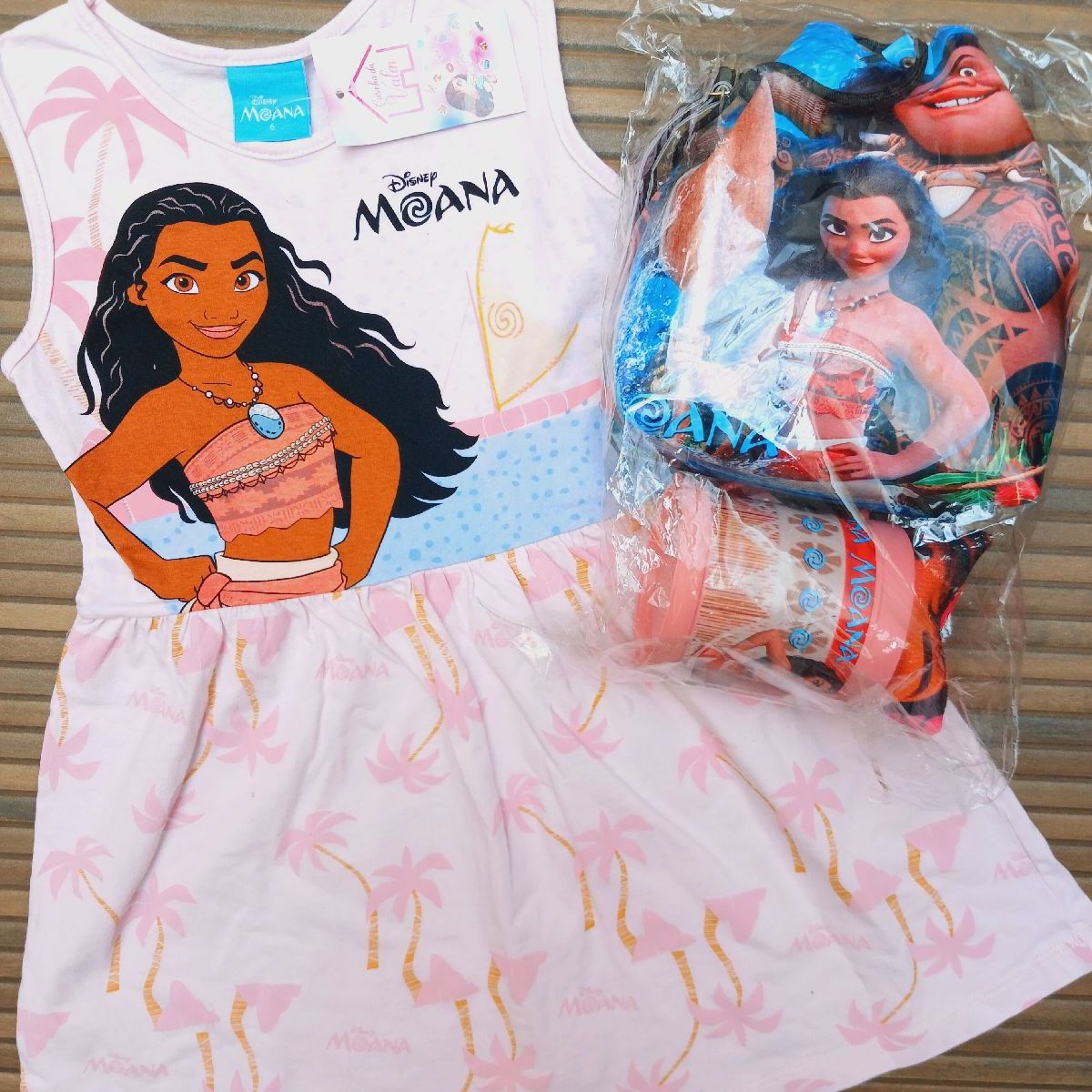 Lote Infantil Moana Novo, Roupa Infantil para Menina Disney Nunca Usado  90990805