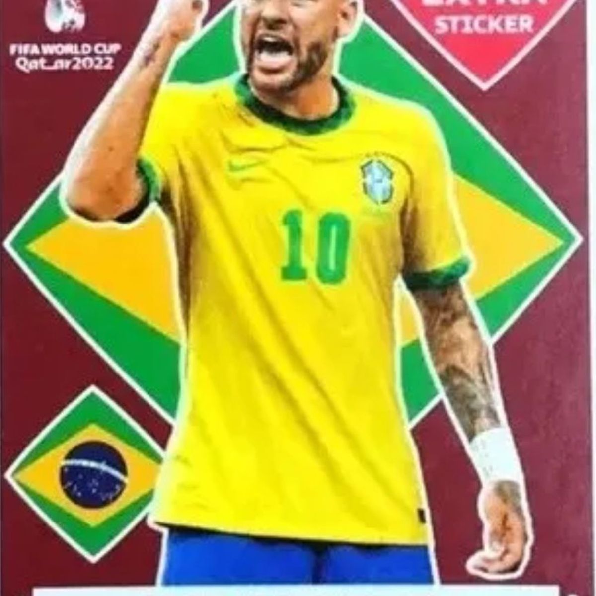 Carta Legend Neymar Bordô | Livro Panini Nunca Usado 76515058 | enjoei