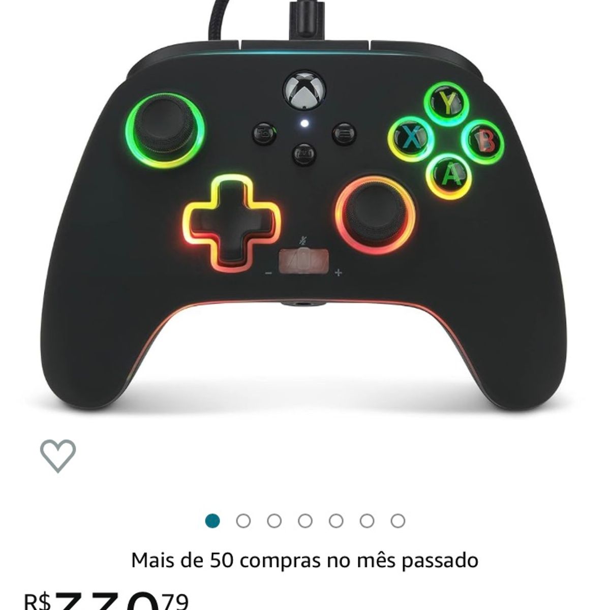 PowerA Controle com fio Spectra Infinity para Xbox Series X, S, Preto