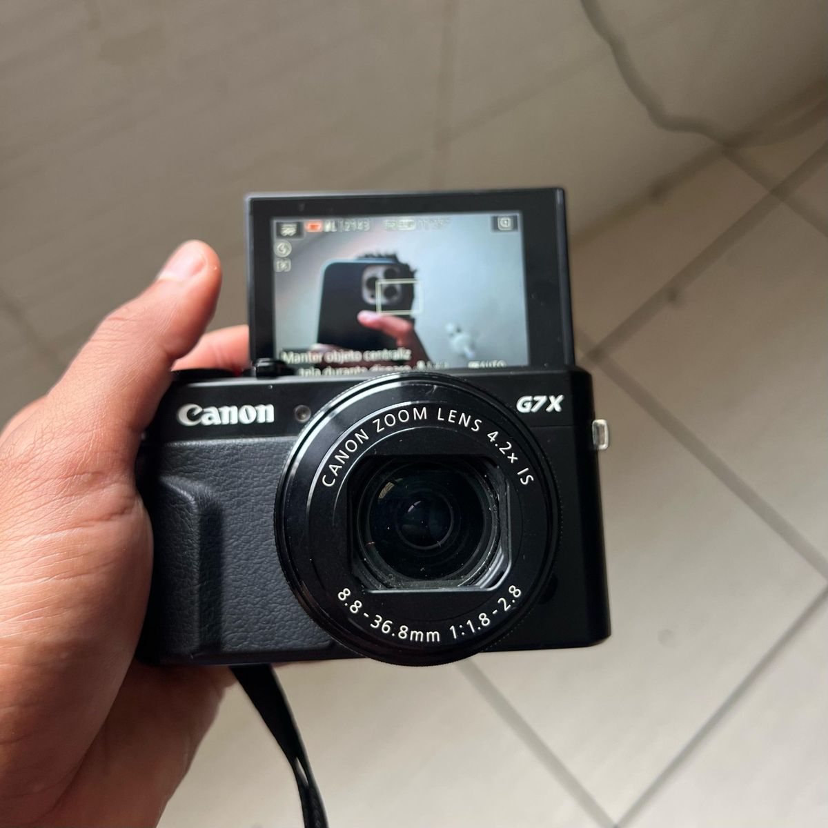 mini ※新品同様※ Canon G7X Câmera digital Canon PowerShot G7 X Mark II + cartão de memória SD