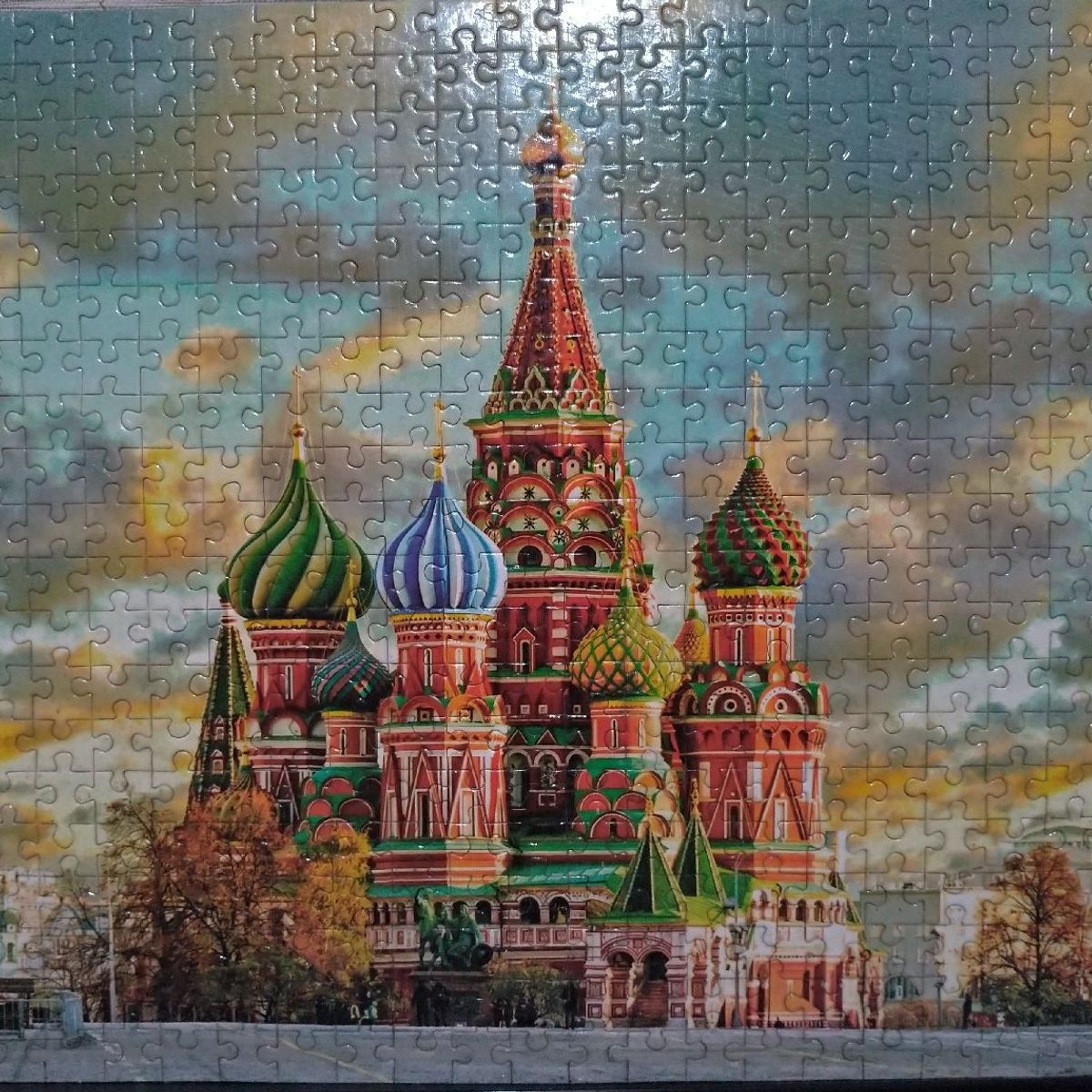 Jogo Quebra Cabeça Moscou Rússia Catedral São Basílio 500pçs