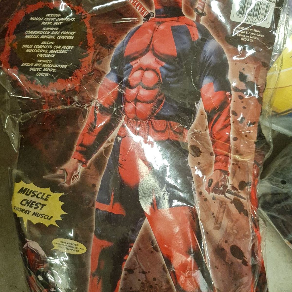 Fantasia Deadpool  Produto Masculino Rubies Nunca Usado 87256433