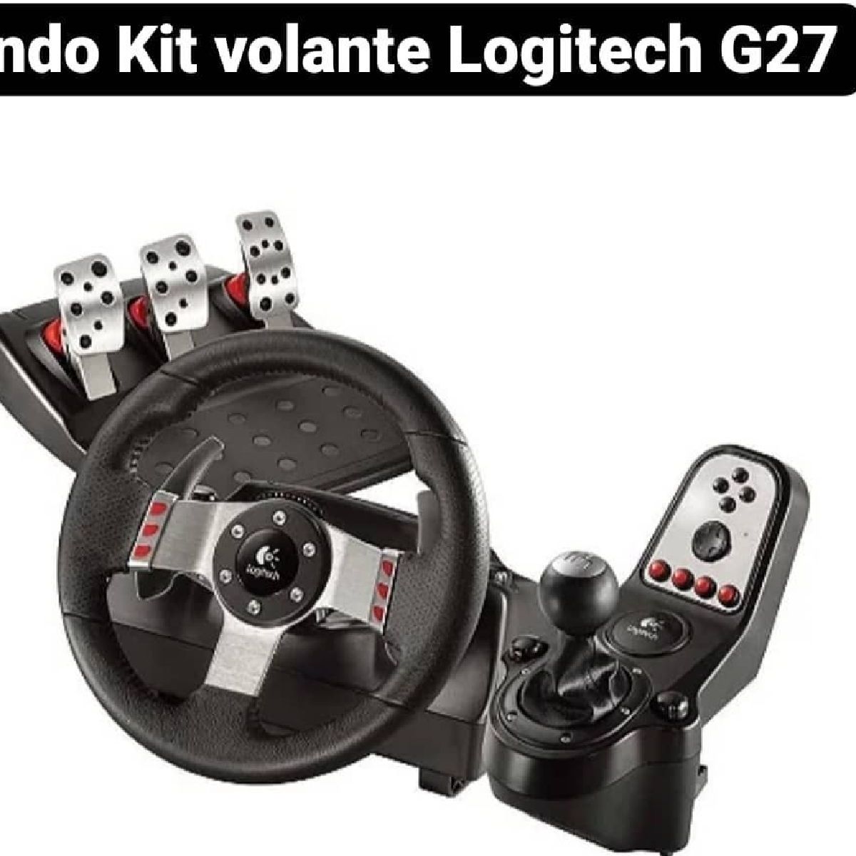 Kit Volante Logitech G27, Console de Videogame Logitech Usado 79438084